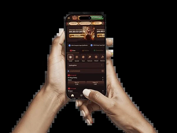CrazyTower mobil: Sportwetten im Smartphone-Browser